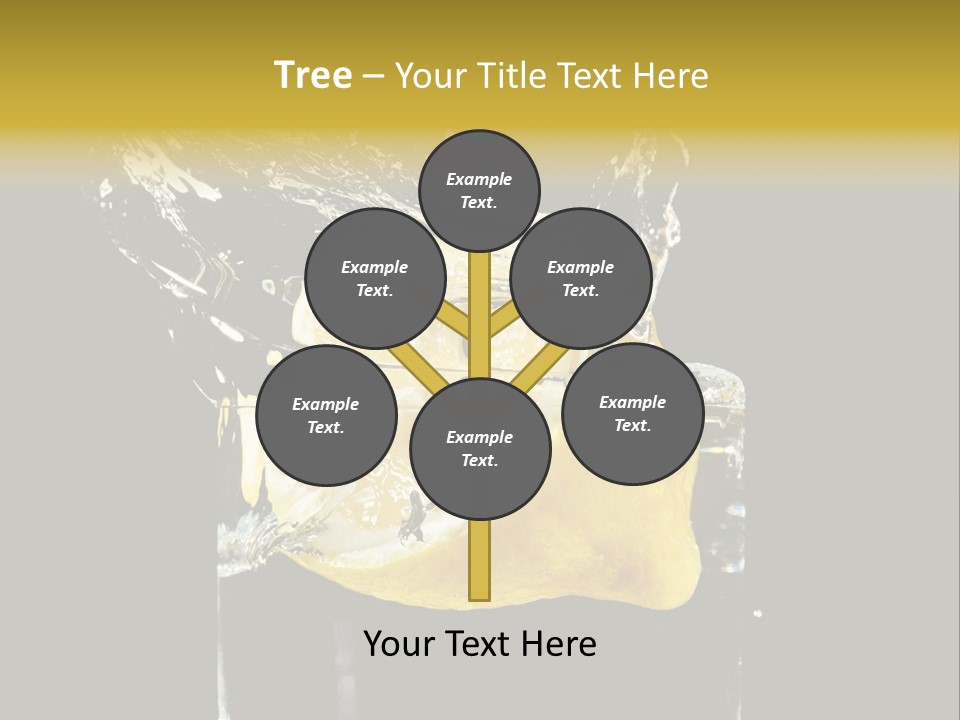 Fruit Glass Lemon PowerPoint Template