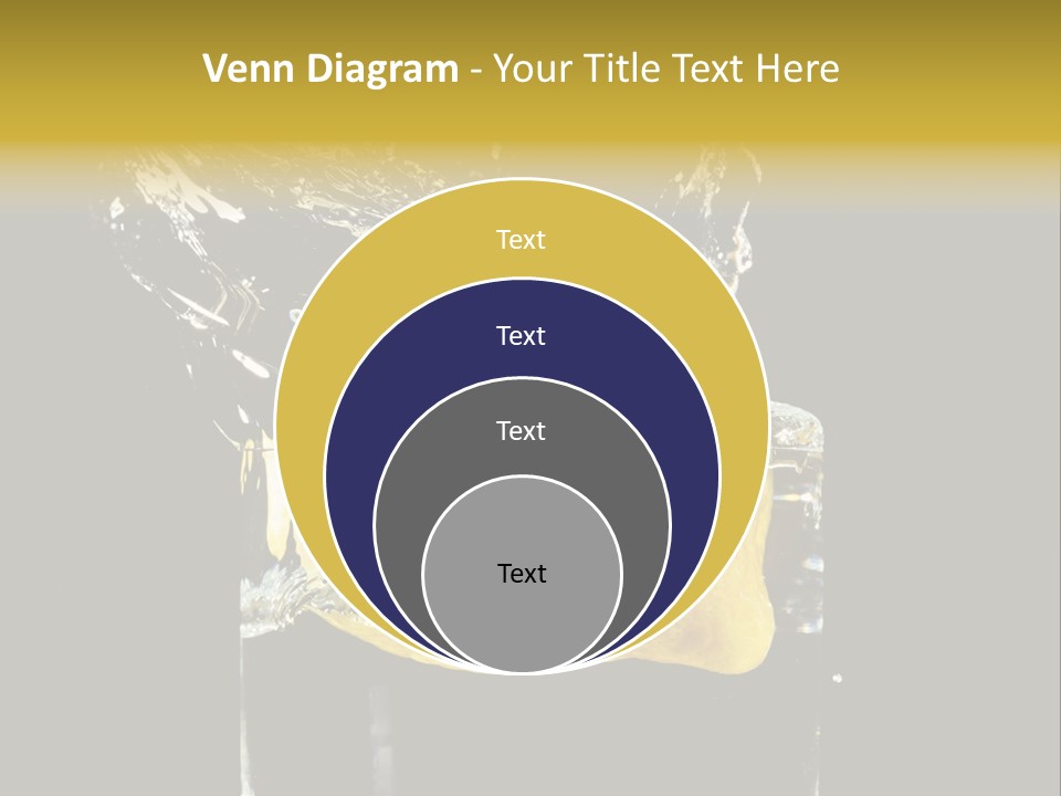 Fruit Glass Lemon PowerPoint Template
