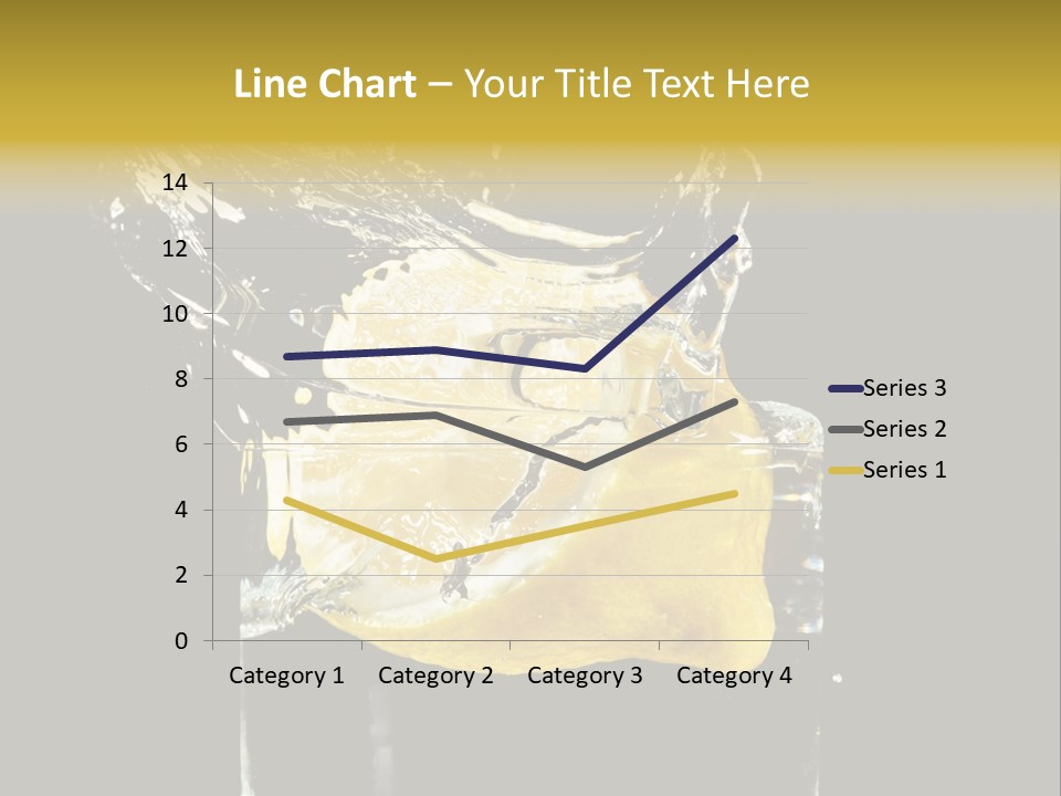 Fruit Glass Lemon PowerPoint Template