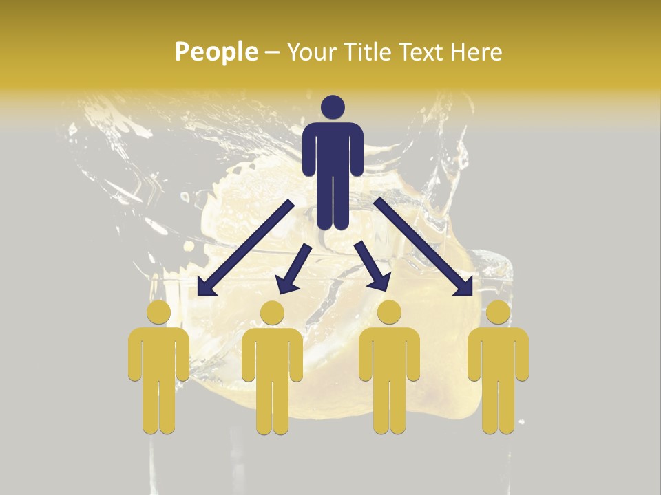 Fruit Glass Lemon PowerPoint Template