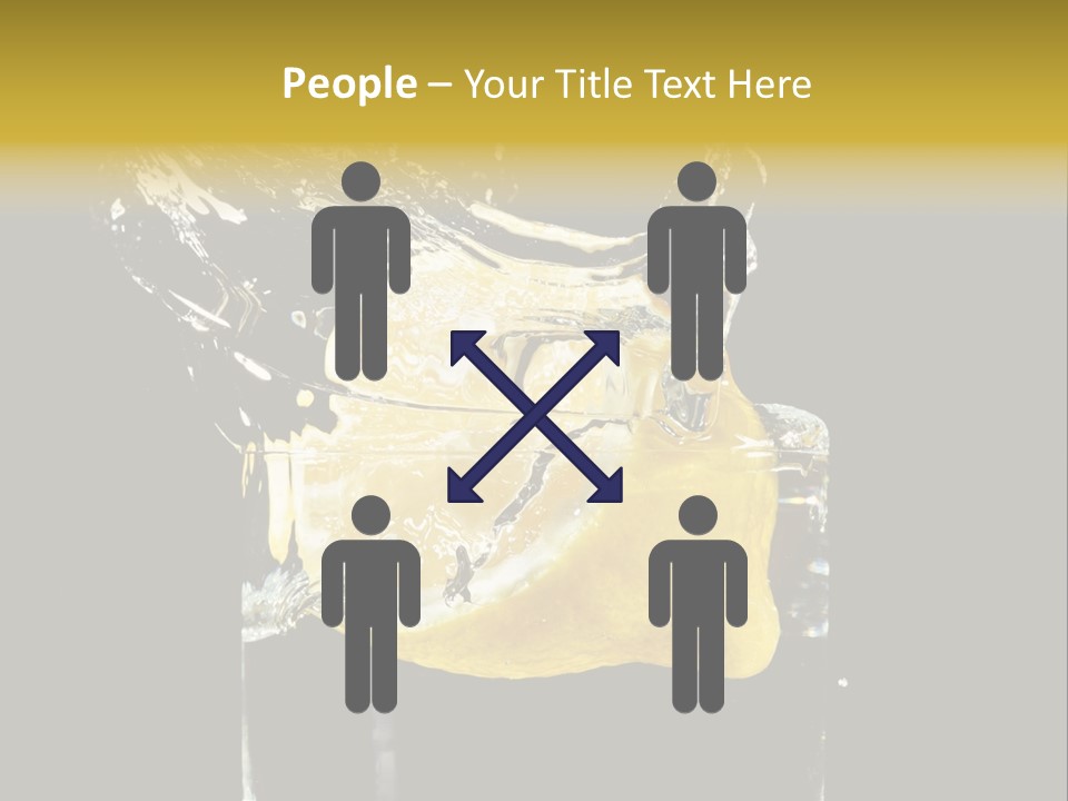 Fruit Glass Lemon PowerPoint Template