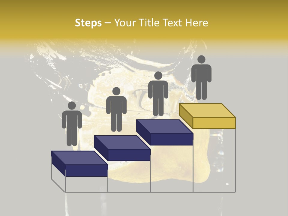 Fruit Glass Lemon PowerPoint Template