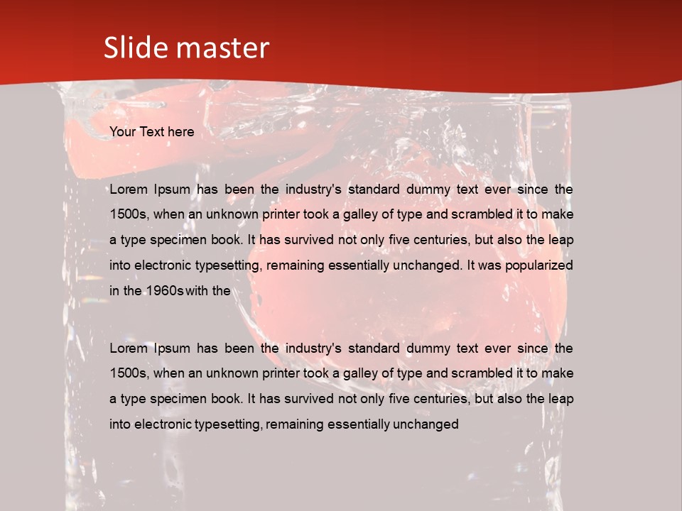 Surface Fluidity White PowerPoint Template