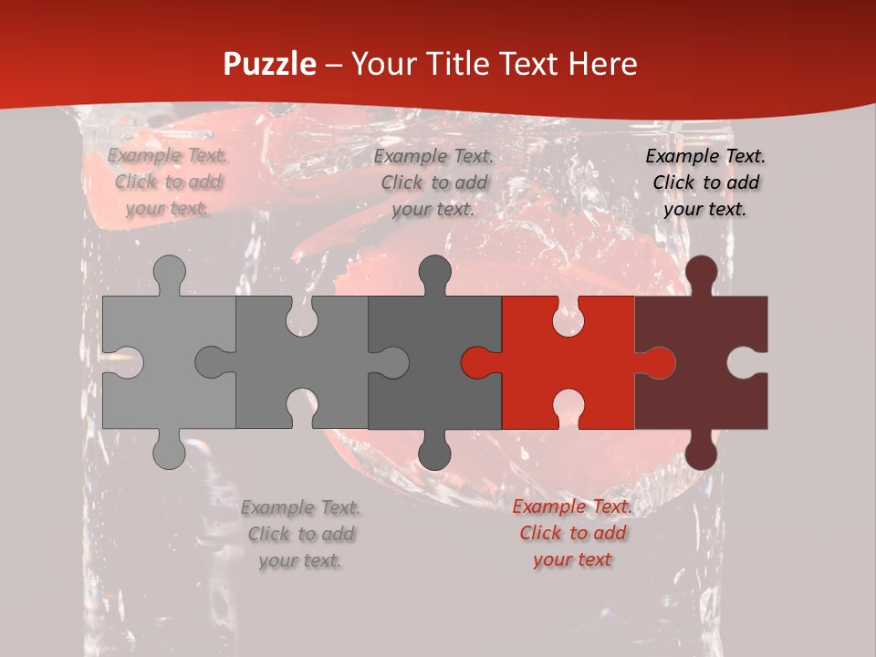 Surface Fluidity White PowerPoint Template