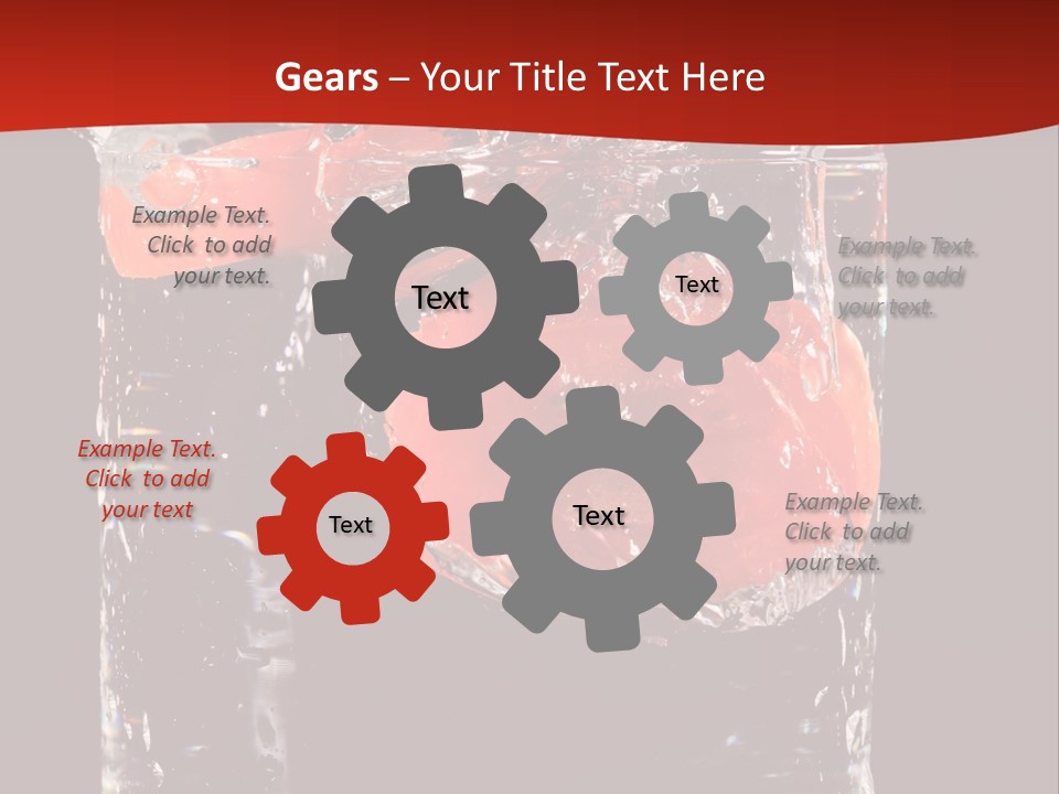 Surface Fluidity White PowerPoint Template