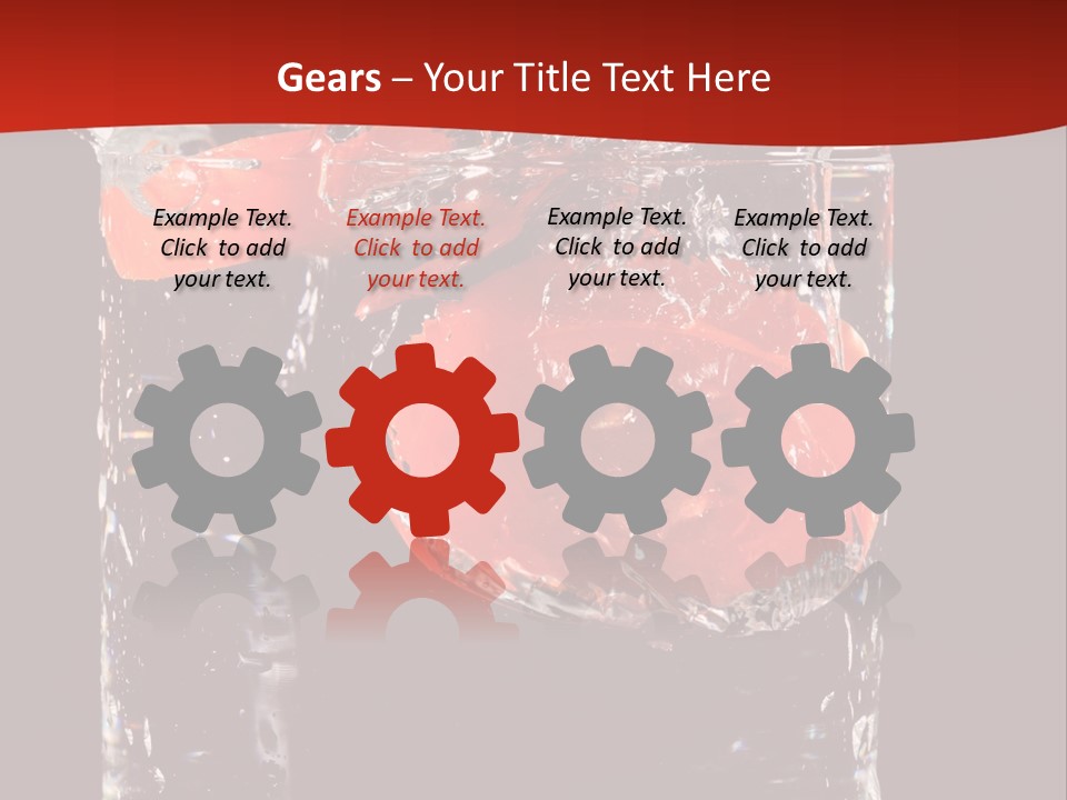 Surface Fluidity White PowerPoint Template