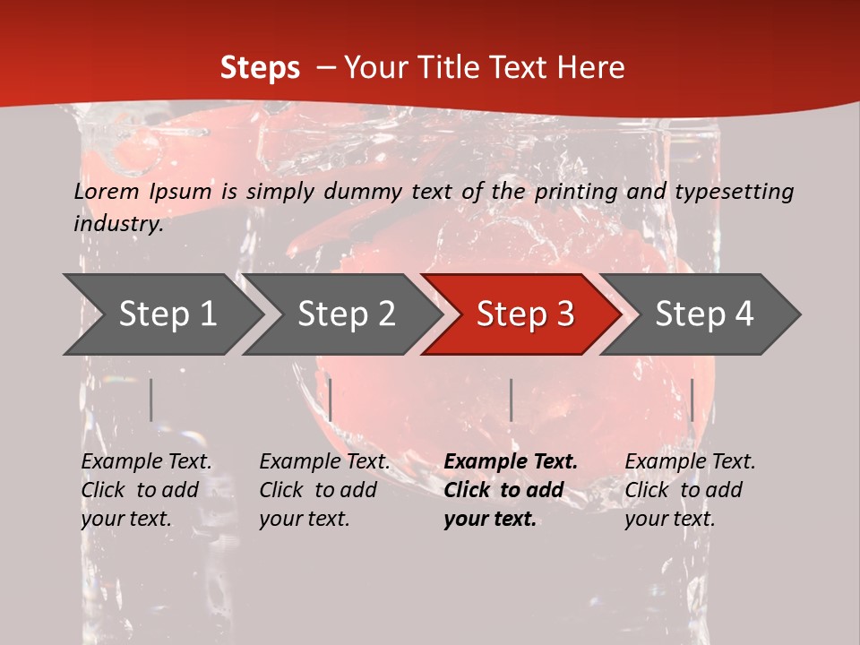 Surface Fluidity White PowerPoint Template