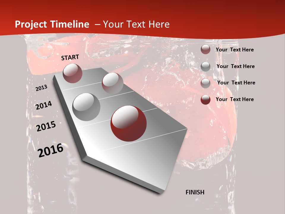 Surface Fluidity White PowerPoint Template