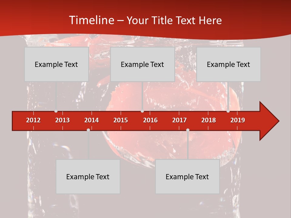 Surface Fluidity White PowerPoint Template