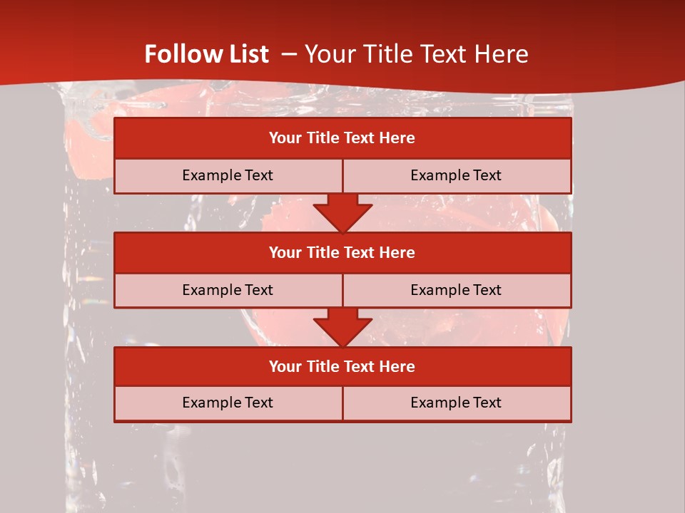 Surface Fluidity White PowerPoint Template