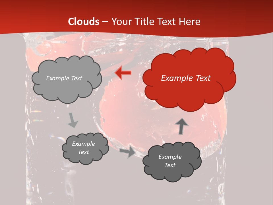 Surface Fluidity White PowerPoint Template
