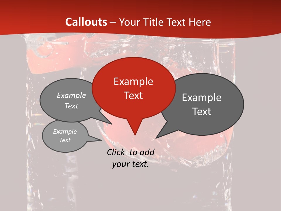 Surface Fluidity White PowerPoint Template