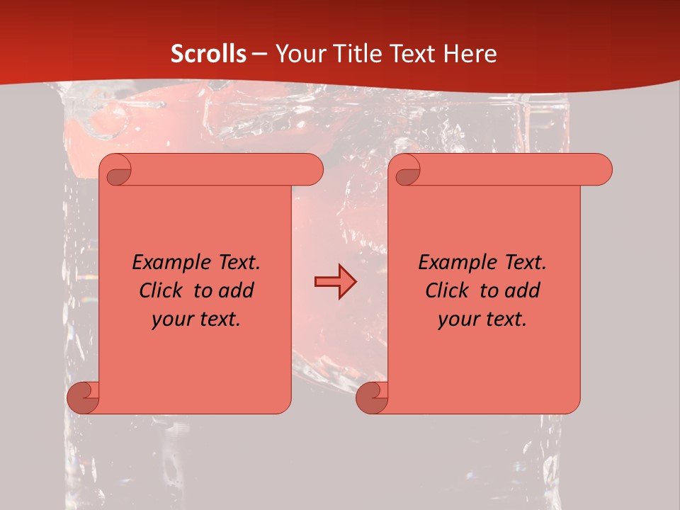 Surface Fluidity White PowerPoint Template