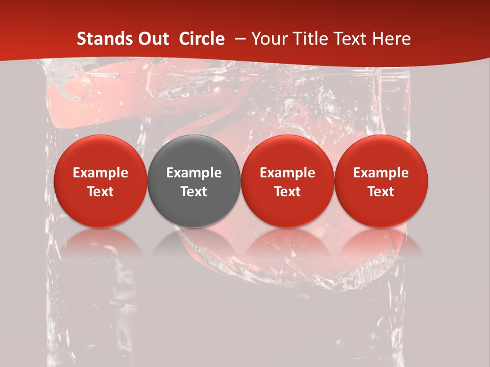 Surface Fluidity White PowerPoint Template