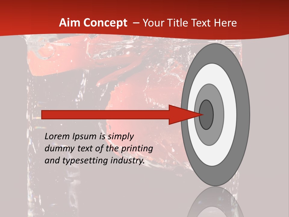 Surface Fluidity White PowerPoint Template