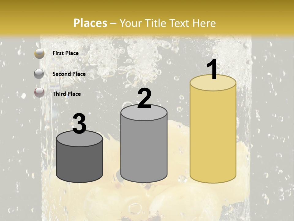 White Food Ripe PowerPoint Template