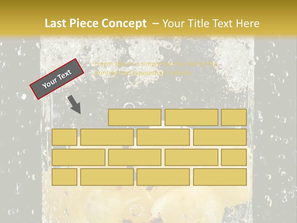White Food Ripe PowerPoint Template