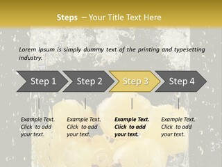 White Food Ripe PowerPoint Template