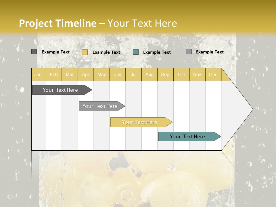 White Food Ripe PowerPoint Template