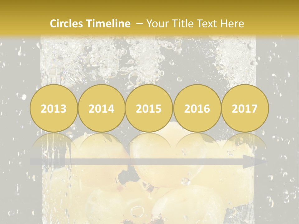 White Food Ripe PowerPoint Template