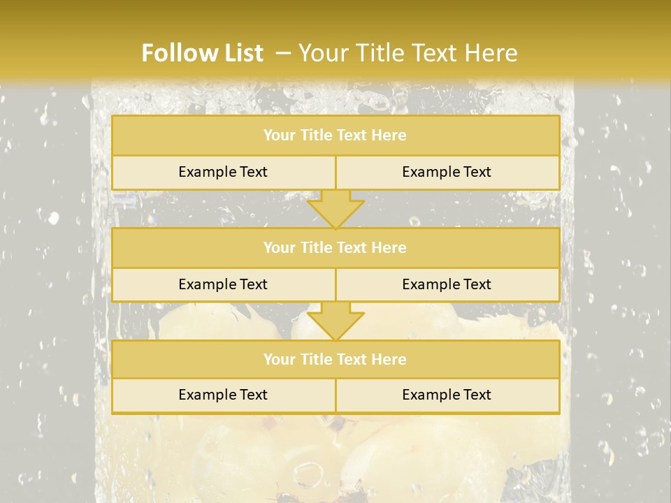 White Food Ripe PowerPoint Template