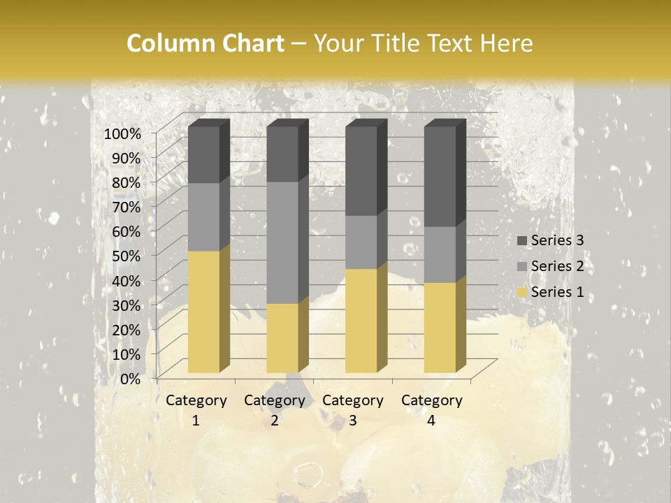 White Food Ripe PowerPoint Template