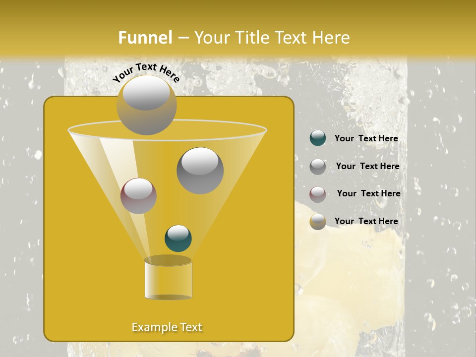 White Food Ripe PowerPoint Template