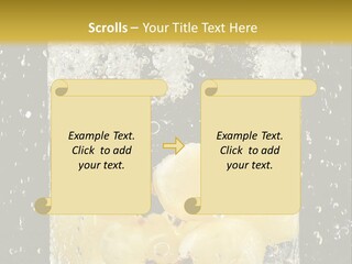 White Food Ripe PowerPoint Template