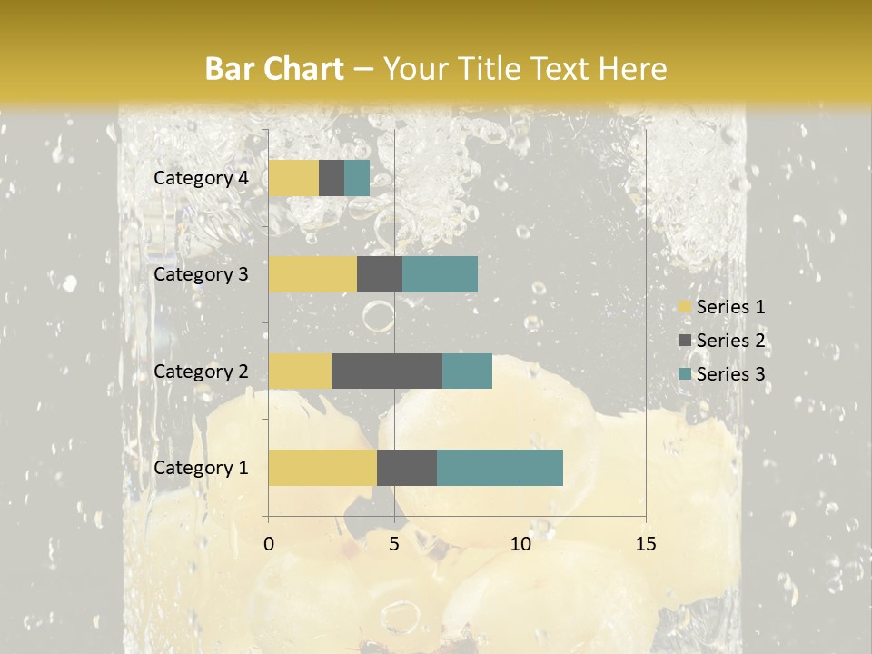White Food Ripe PowerPoint Template