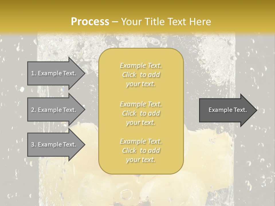 White Food Ripe PowerPoint Template