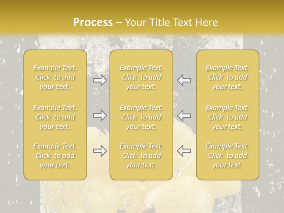 White Food Ripe PowerPoint Template