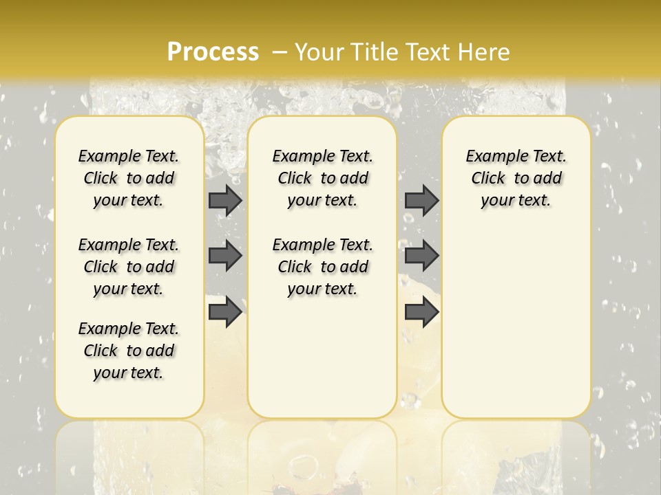 White Food Ripe PowerPoint Template