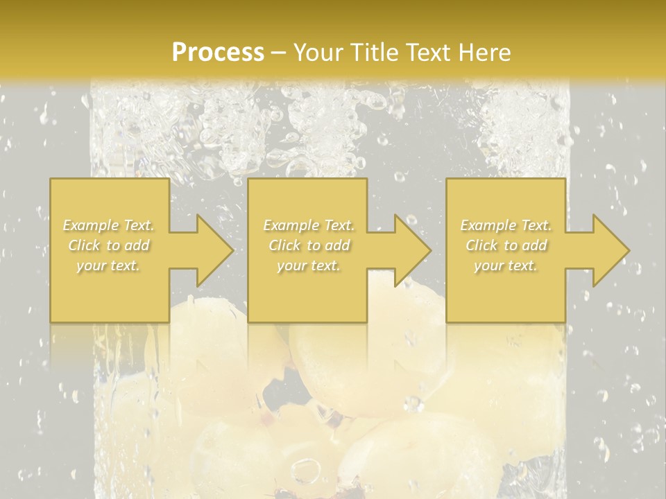 White Food Ripe PowerPoint Template