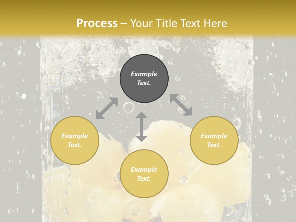 White Food Ripe PowerPoint Template