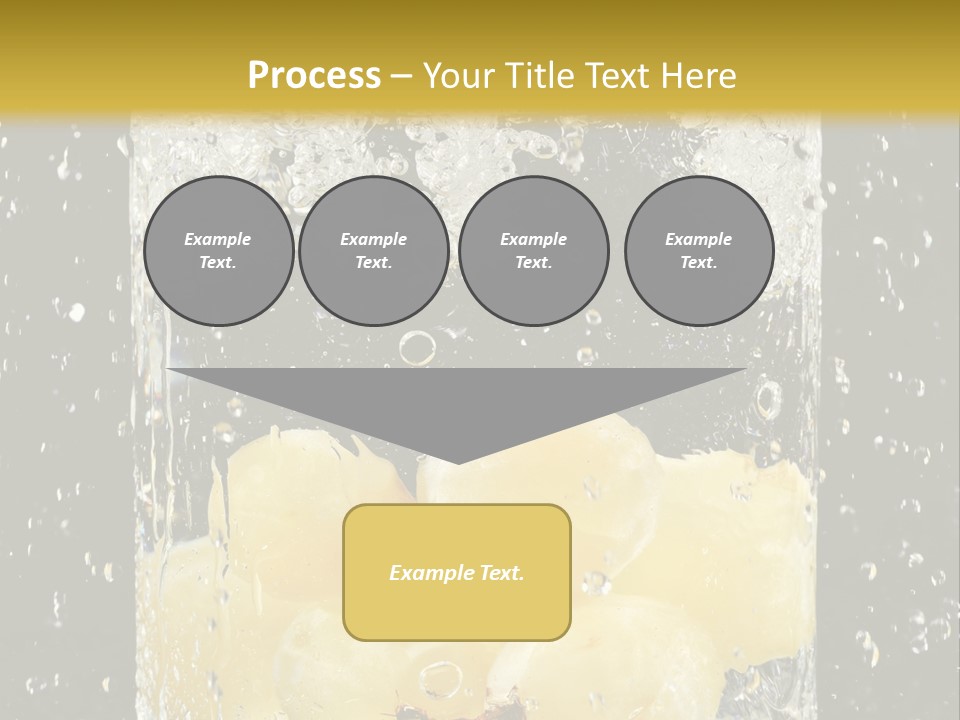 White Food Ripe PowerPoint Template