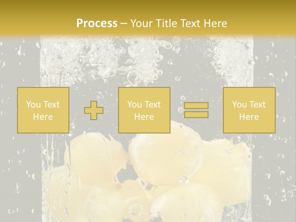 White Food Ripe PowerPoint Template