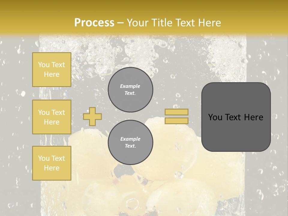 White Food Ripe PowerPoint Template