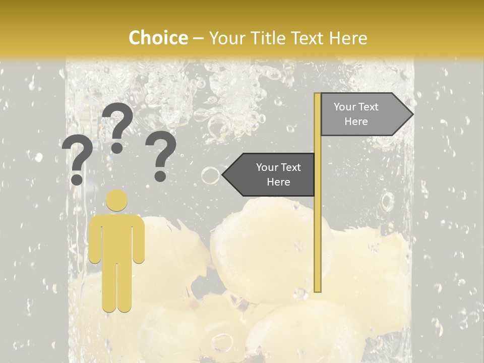 White Food Ripe PowerPoint Template