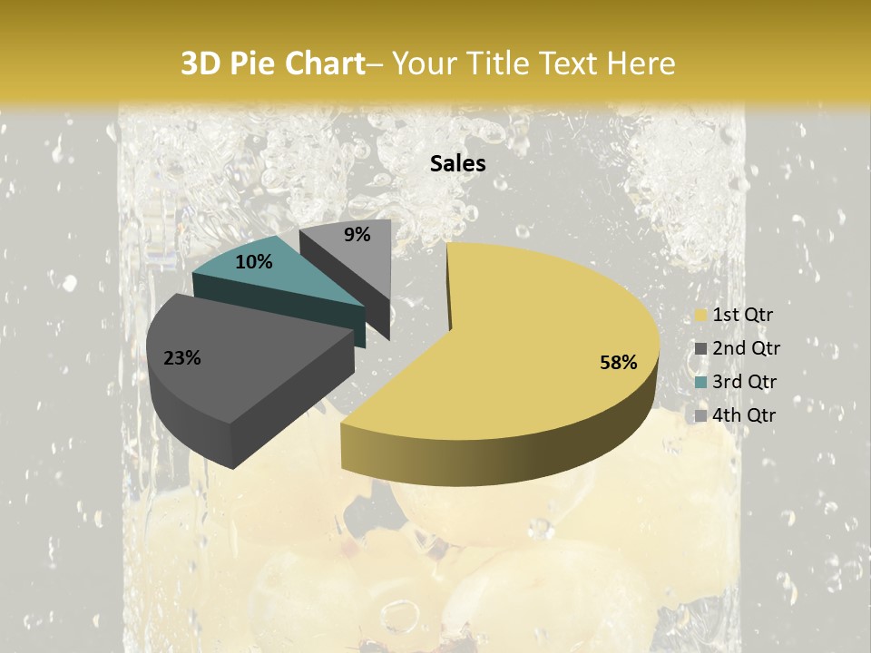 White Food Ripe PowerPoint Template