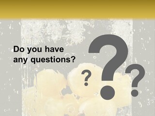 White Food Ripe PowerPoint Template