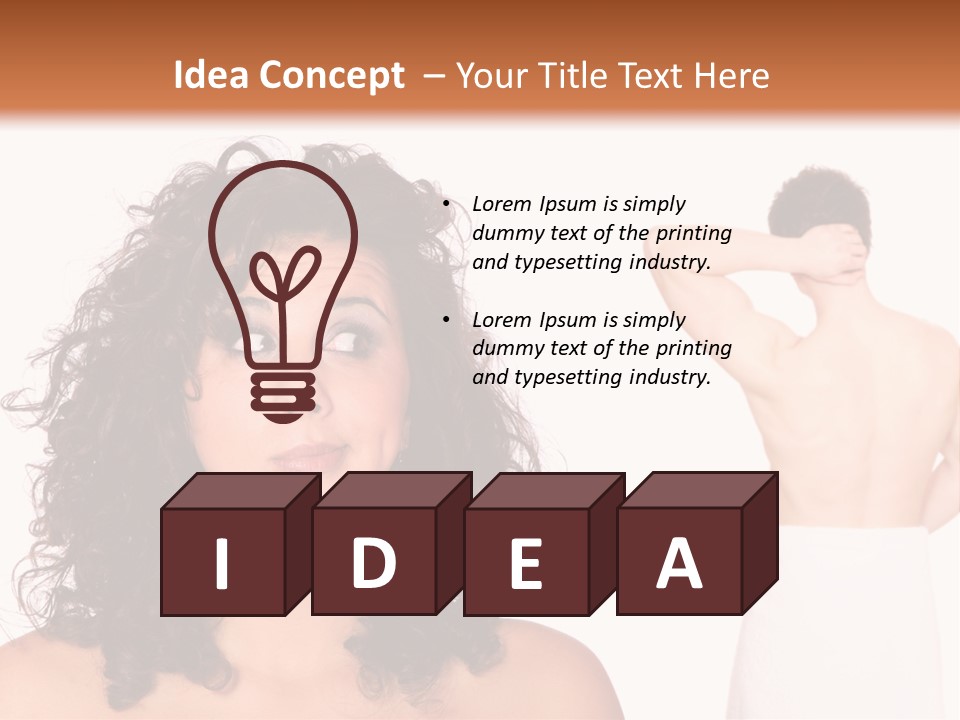 Health Female Heteroual PowerPoint Template