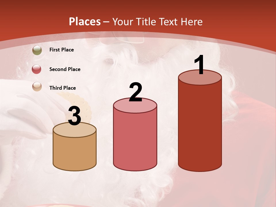 Senior Xmas Claus PowerPoint Template