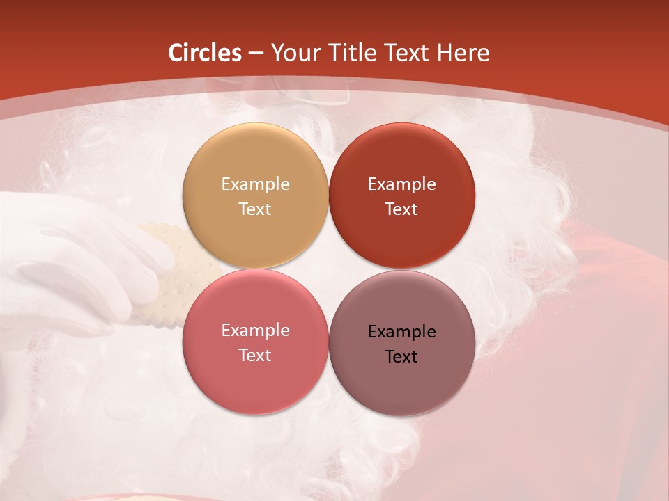 Senior Xmas Claus PowerPoint Template