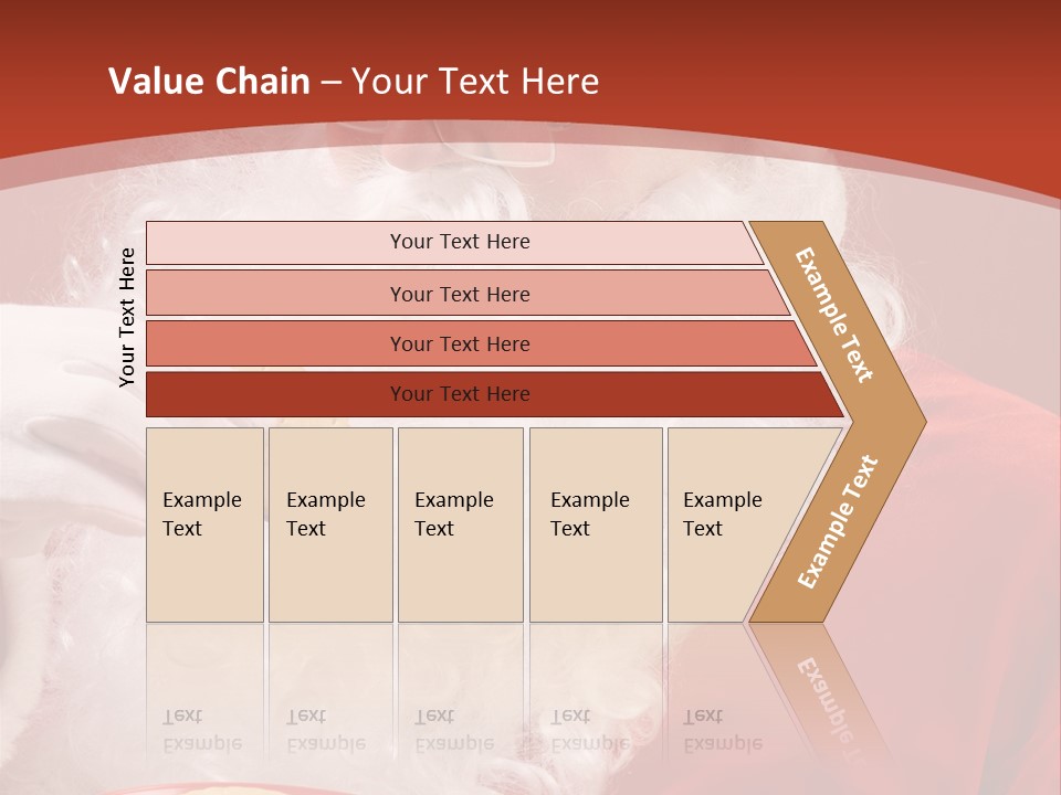 Senior Xmas Claus PowerPoint Template