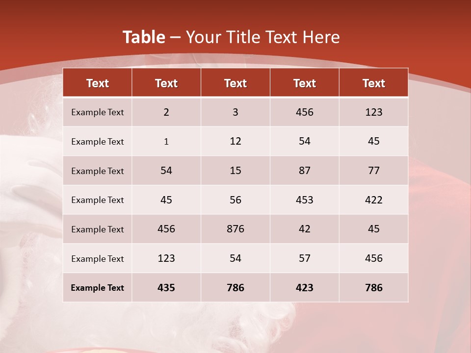 Senior Xmas Claus PowerPoint Template