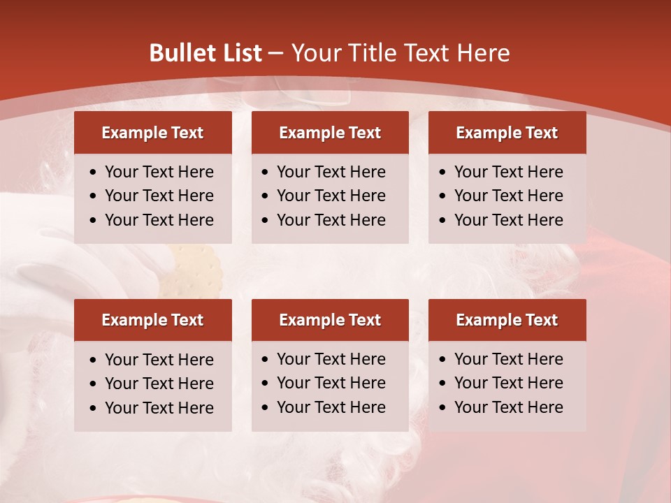 Senior Xmas Claus PowerPoint Template