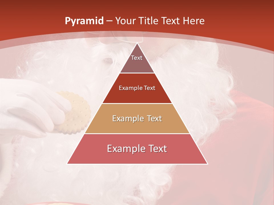 Senior Xmas Claus PowerPoint Template