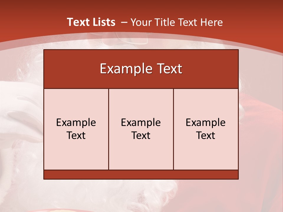 Senior Xmas Claus PowerPoint Template