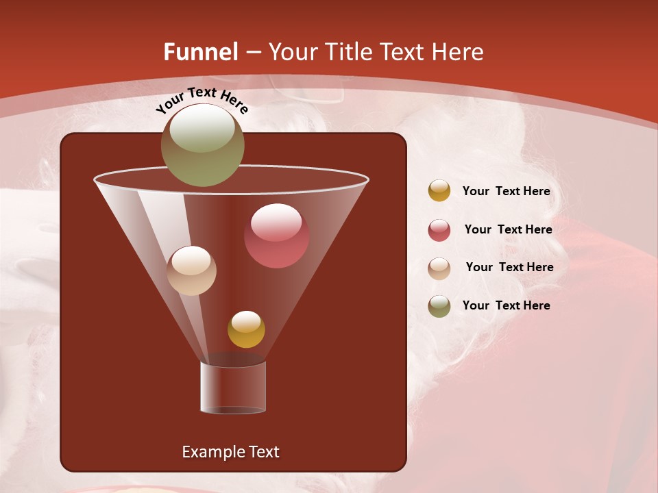 Senior Xmas Claus PowerPoint Template