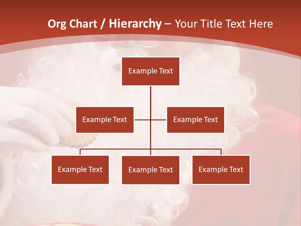 Senior Xmas Claus PowerPoint Template